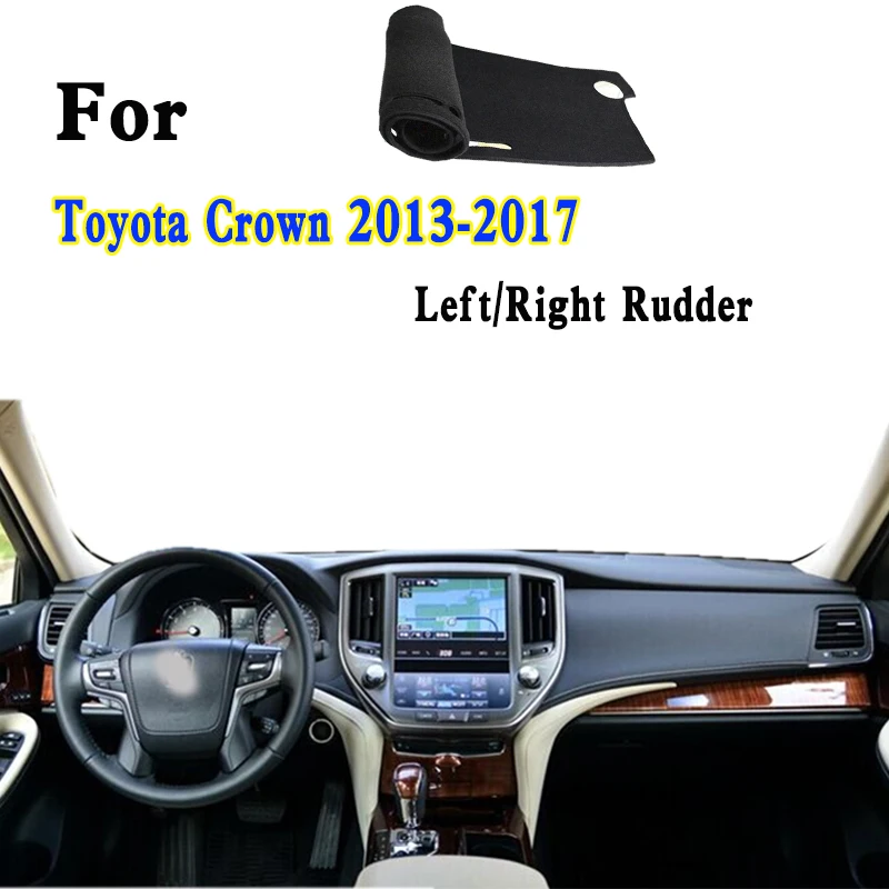 For 2013-2017 Toyota Crown XIV Athlete S210 S211 S215 Car-Styling Dashmat Dashboard Cover Instrument Panel Insulation Pad