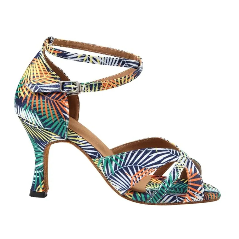 Women'S Colorful Latin Dance Shoes New Shoes Woman Medium Heel Sneakers Women'S Sports Dance Shoes Ballet Flats For Girls