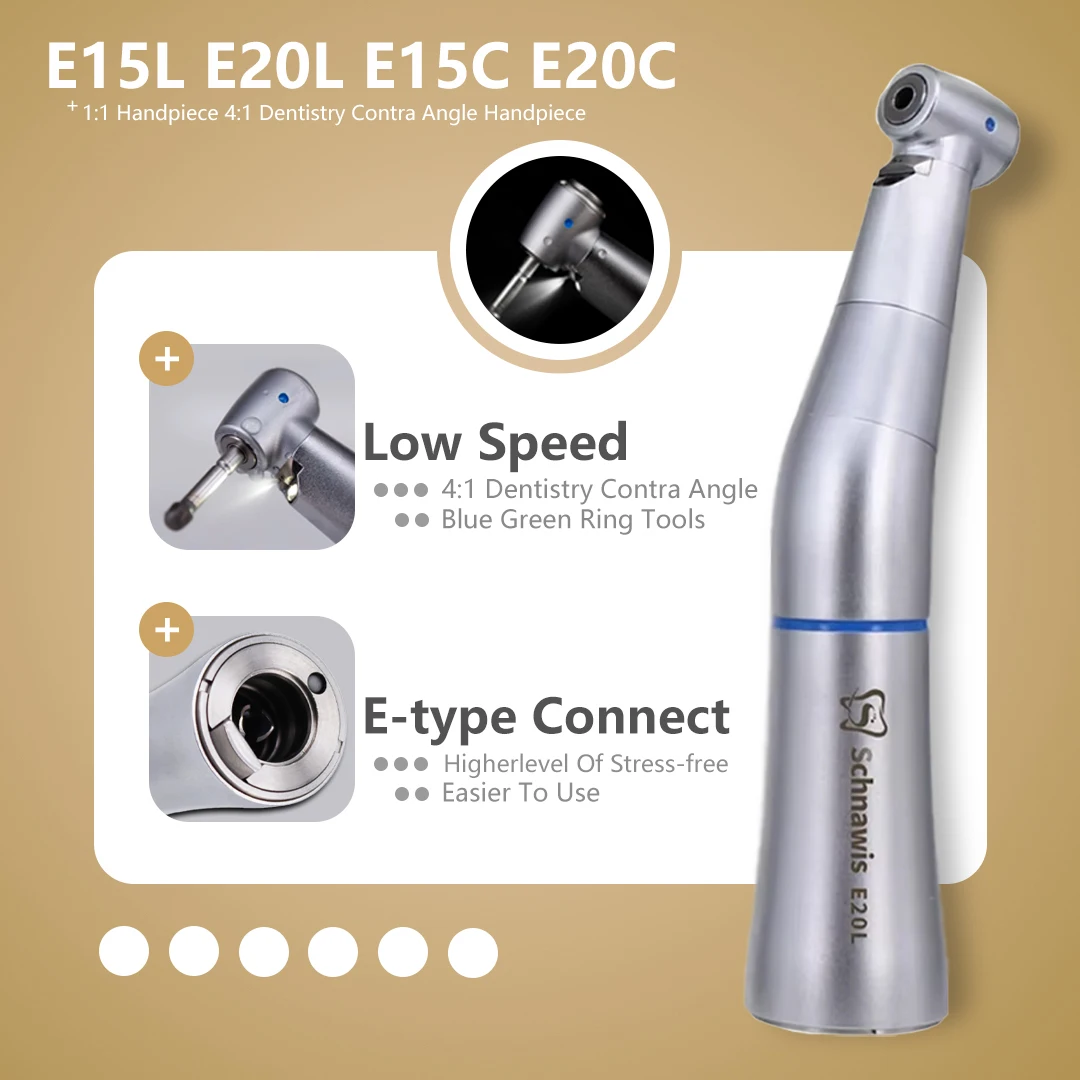 Стоматологический низкоскоростной наконечник E15L E20L E15C E20C