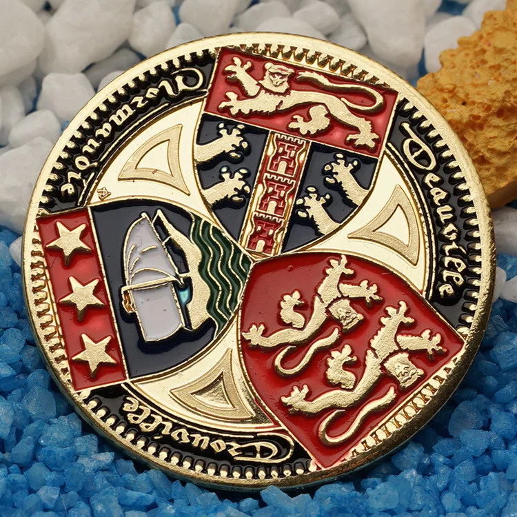 

32 мм Монета по французской зарубежной территории, памятная монета св. Пьера и микелона, окрашенная памятная медаль, монета-вызов