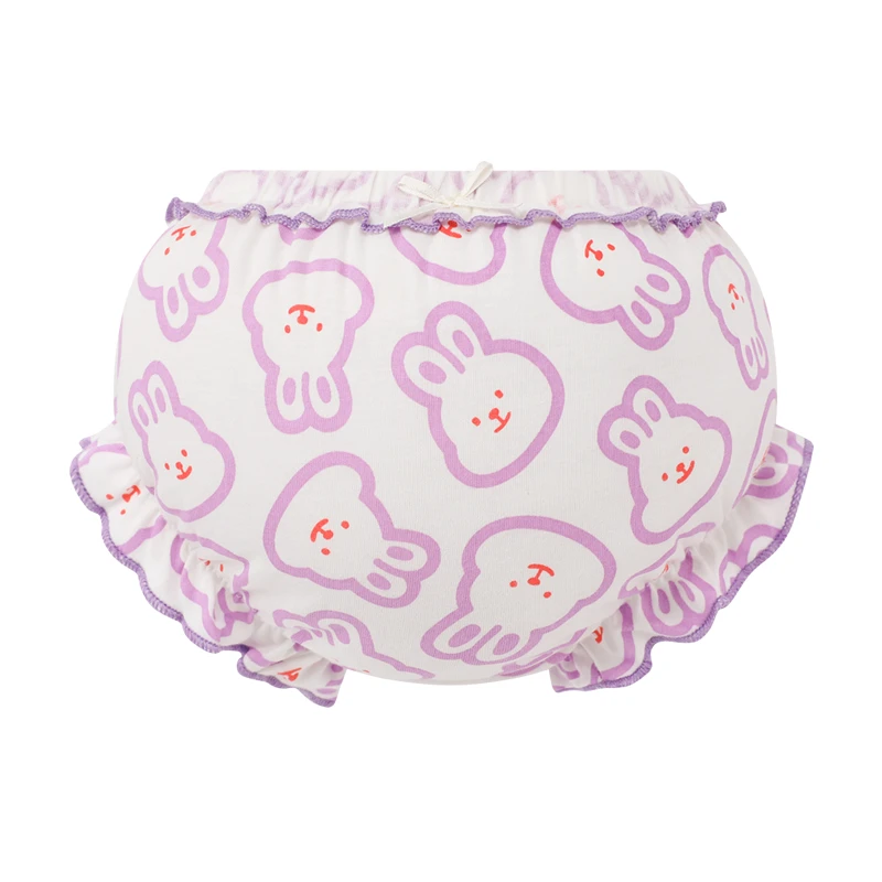 Шорты из 100% хлопка для малышей милые трусики с рисунками маленьких девочек