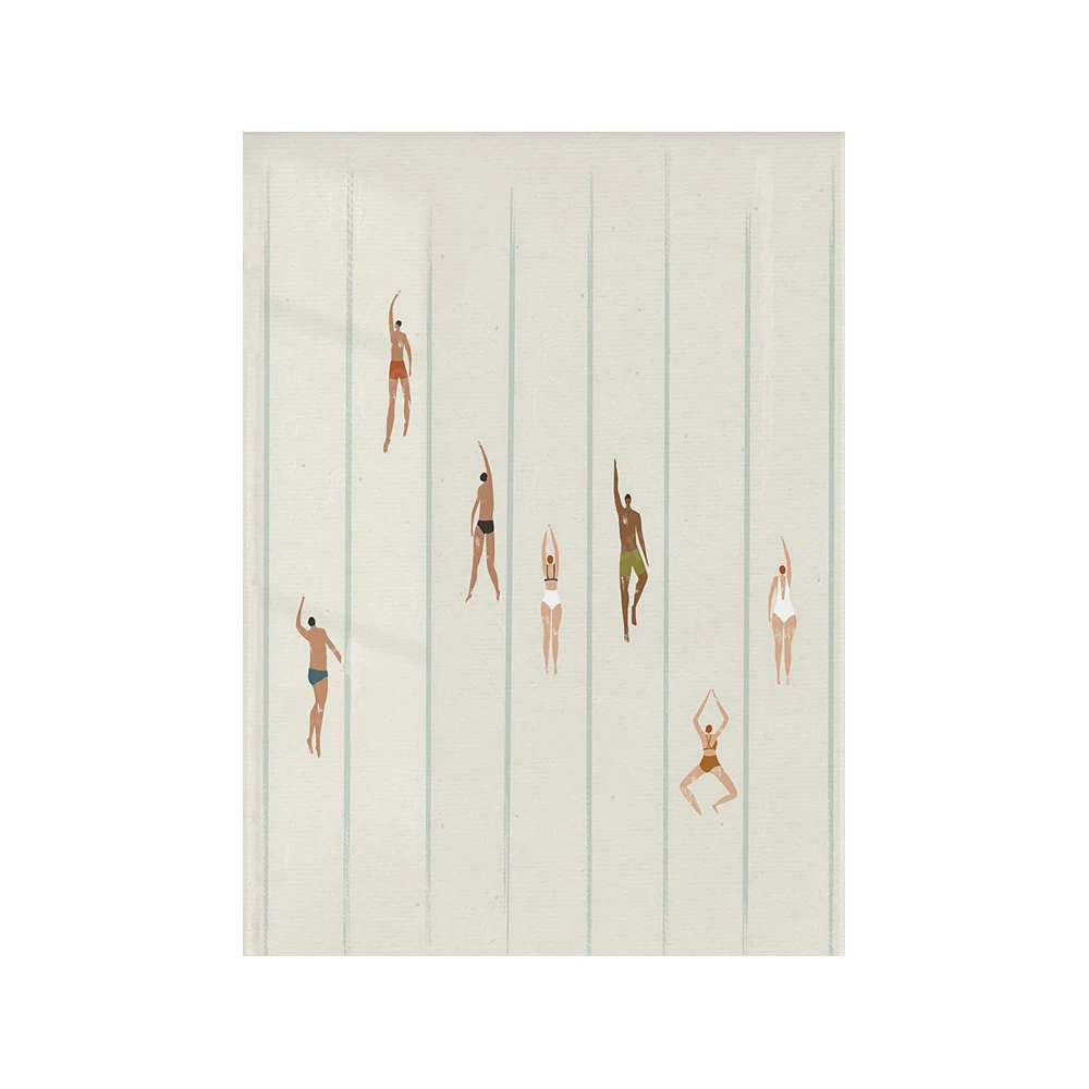 

Картина "Скандинавские пловцы", печать на холсте