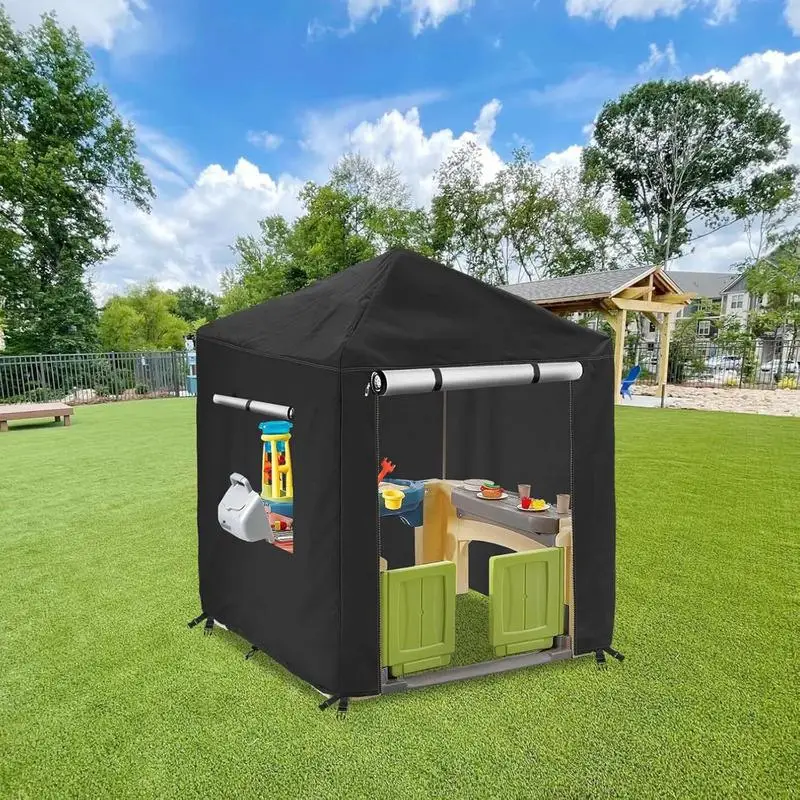 Открытый чехол для игрового домика водонепроницаемый ветрозащитный на молнии