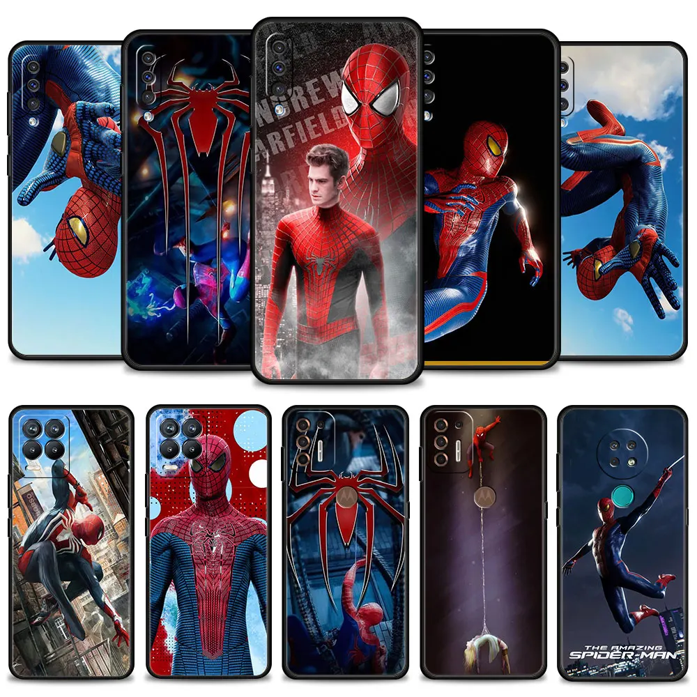 Чехол для Samsung Galaxy A50 A70 A30 M31 чехол Nokia X100 X10 G21 силиконовый телефона Marvel Человек-паук