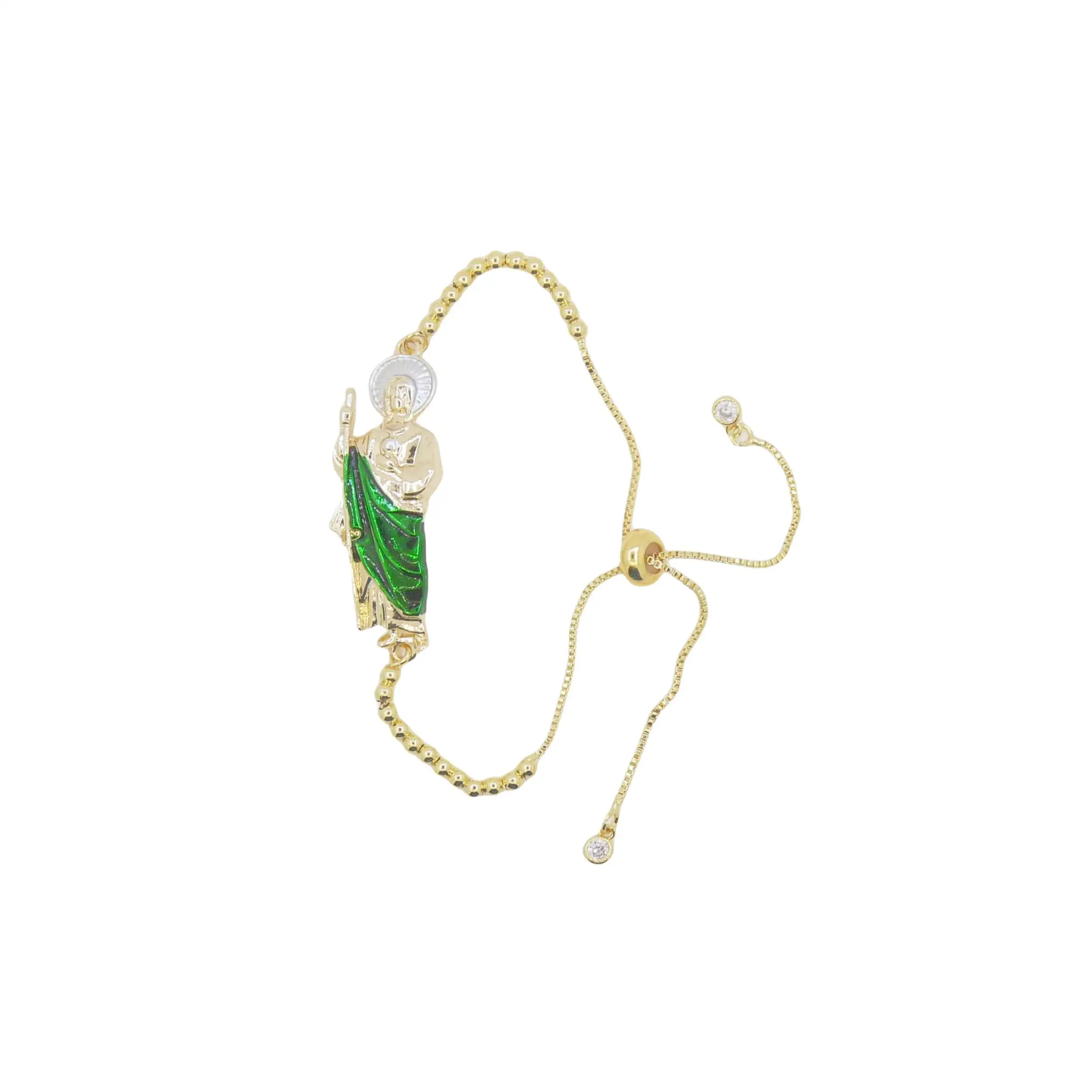 Женский браслет с изображением Святой Джуды регулируемый размер религиозные