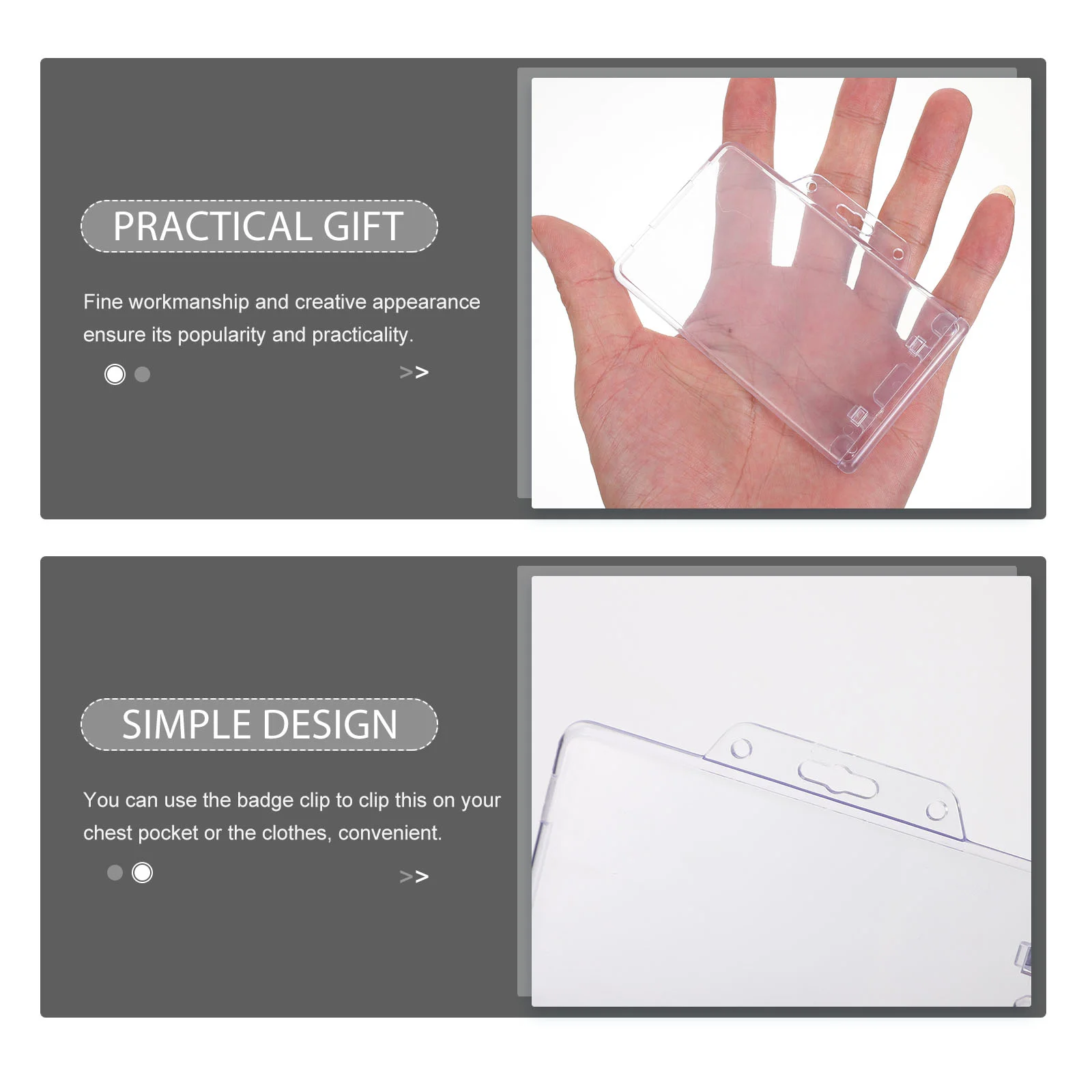 Рисунок 2 - жесткие пластиковые держатели для