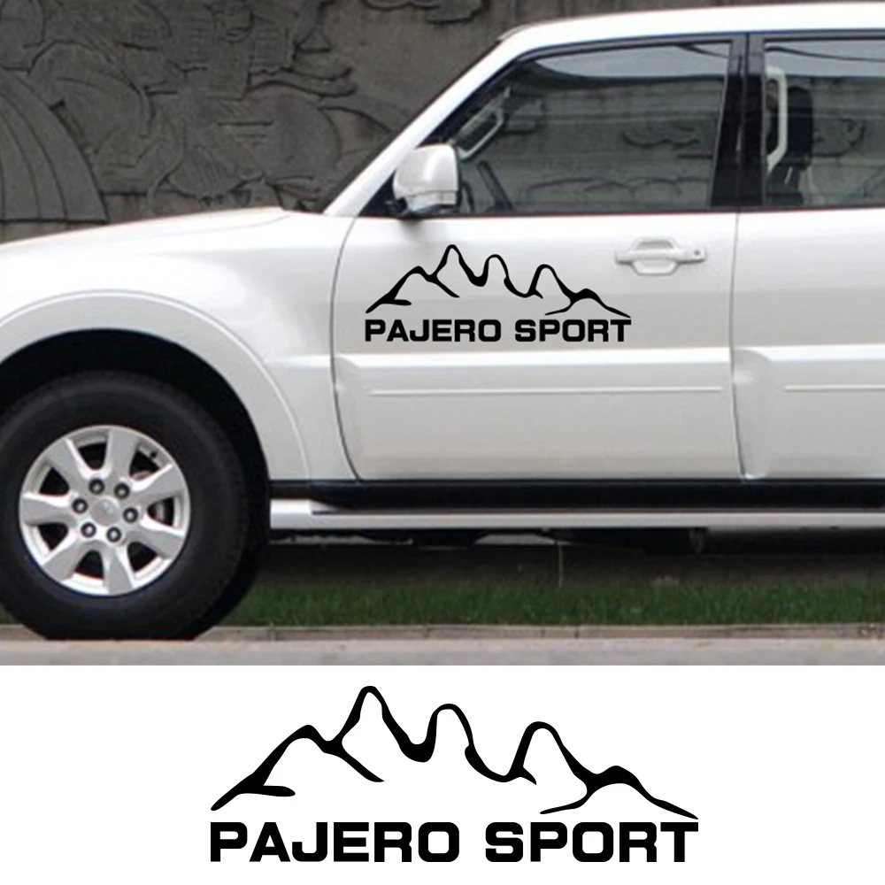 

Sport Styling Vinyl Film Auto Window DIY Decals Car Stickers For Mitsubishi Pajero Automobile Decoration Car Tuning Accessories