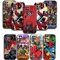 marvel avengers phone cases for samsung galaxy s20 fe s20 lite s8 plus s9 plus s10 s10e s10 lite m11 m12 back cover coque