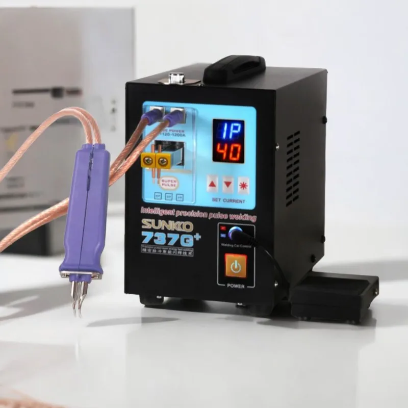 SUNKKO 737G + аппарат для точечной сварки 4 3 кВт мощный автоматический литиевых