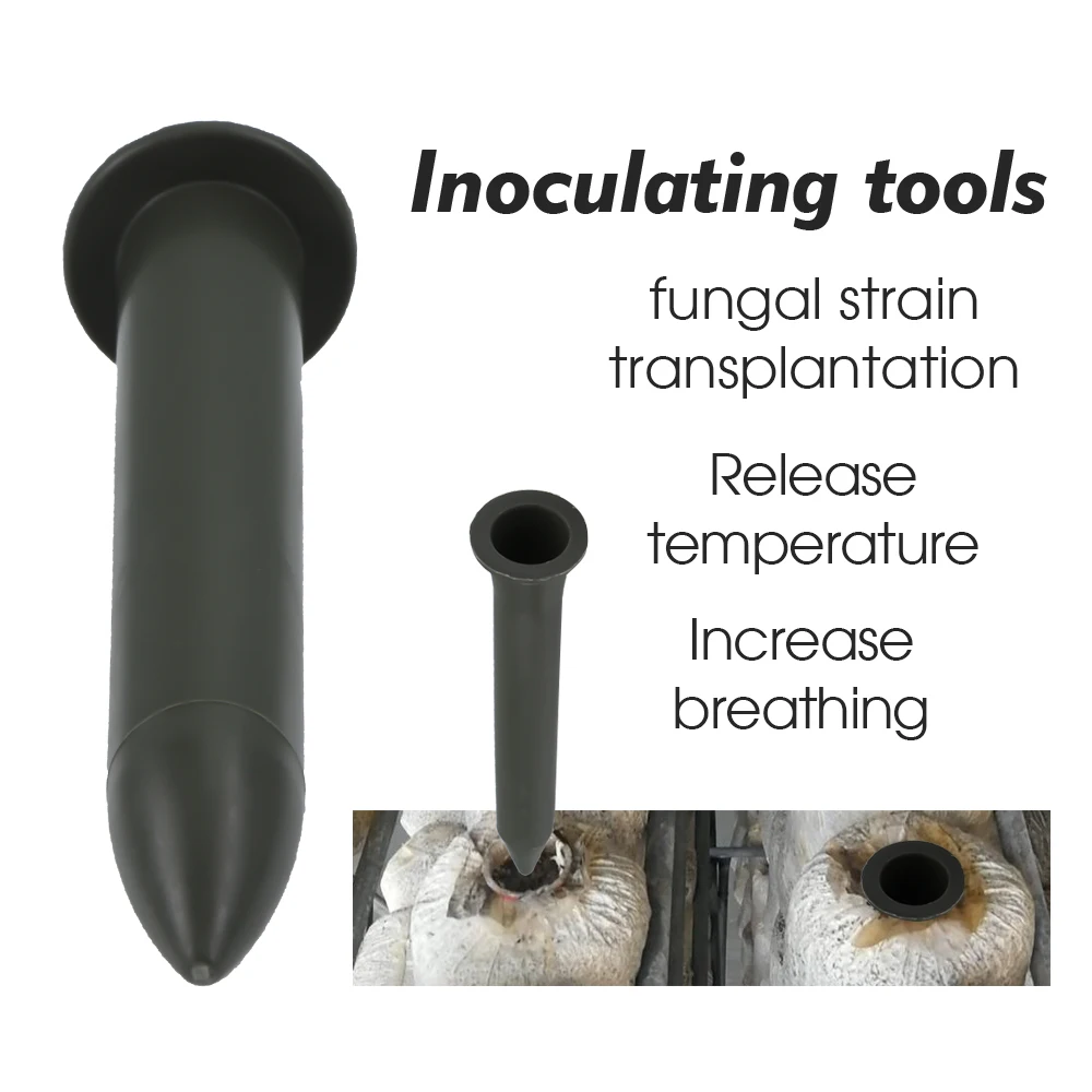 13-25 см пластиковые выпуклые края штанги для грибов садовых ферм съедобные грибки