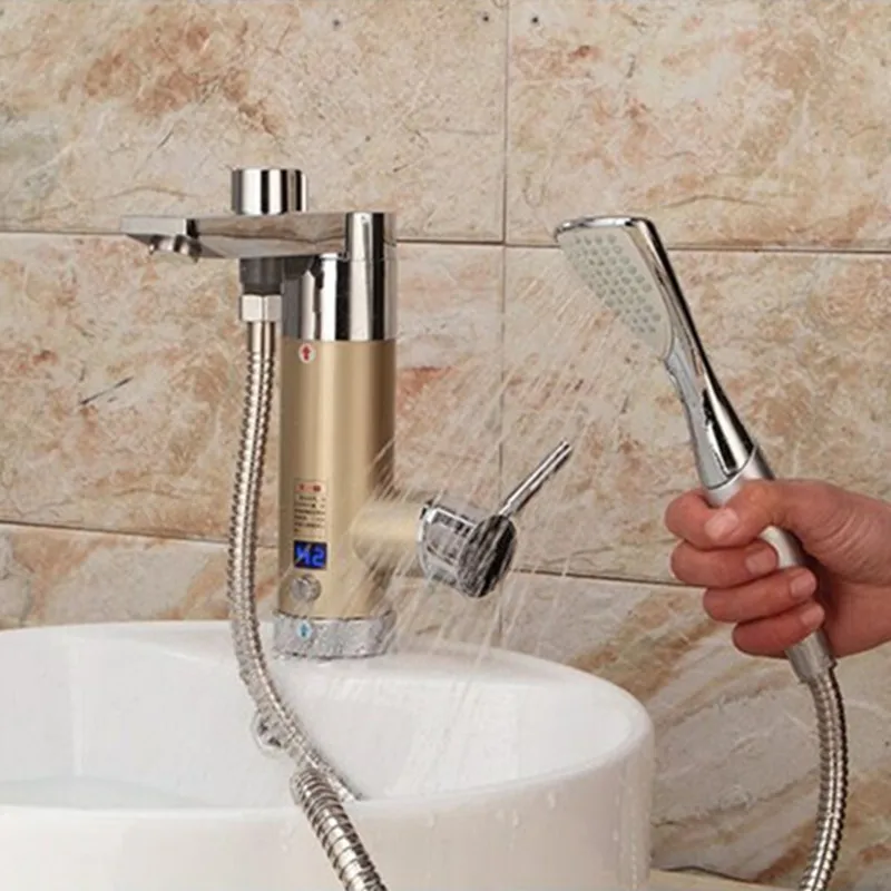 

chuveiro bathroom accessories sets digital display shower taps mixer tapis salle de bain duchas para baño thermostatic heating