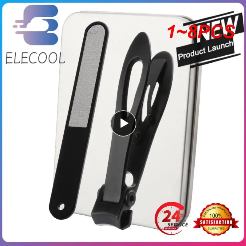 

1~8PCS New large opening nail clippers thick nail trimmer stainless steel professional large opening nail tool