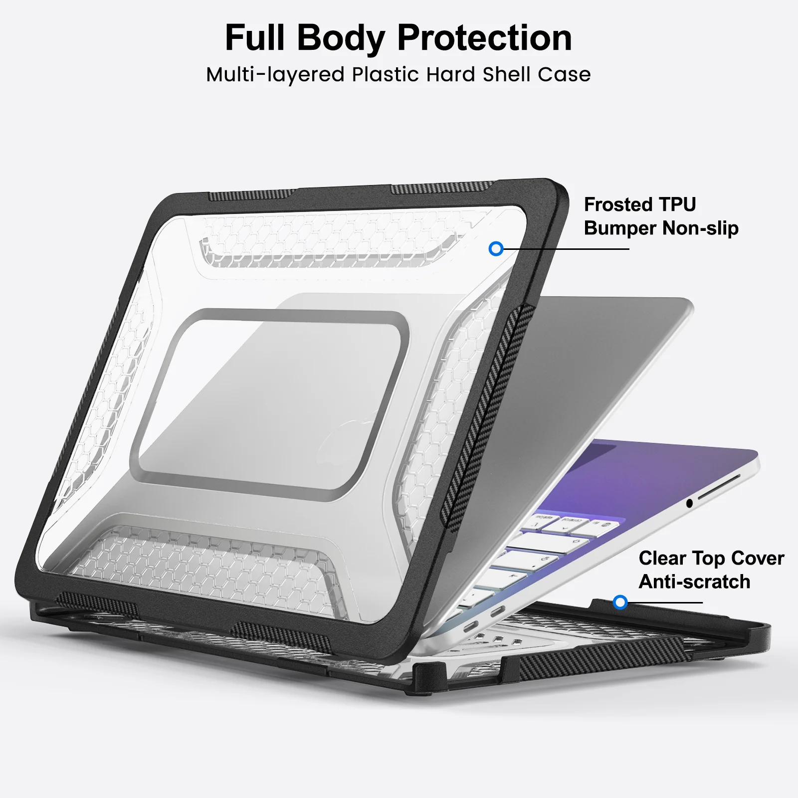 Фото Прочный чехол для ноутбука MacBook NEO 13 дюймов (A3404) 2026 Neo, чехол-рюкзак для ноутбука, противоударный защитный чехол для компьютера №4
