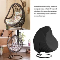 waterproof patio chair cover egg swing chair dust cover protector with zipper protective case outdoor hanging egg chair cover