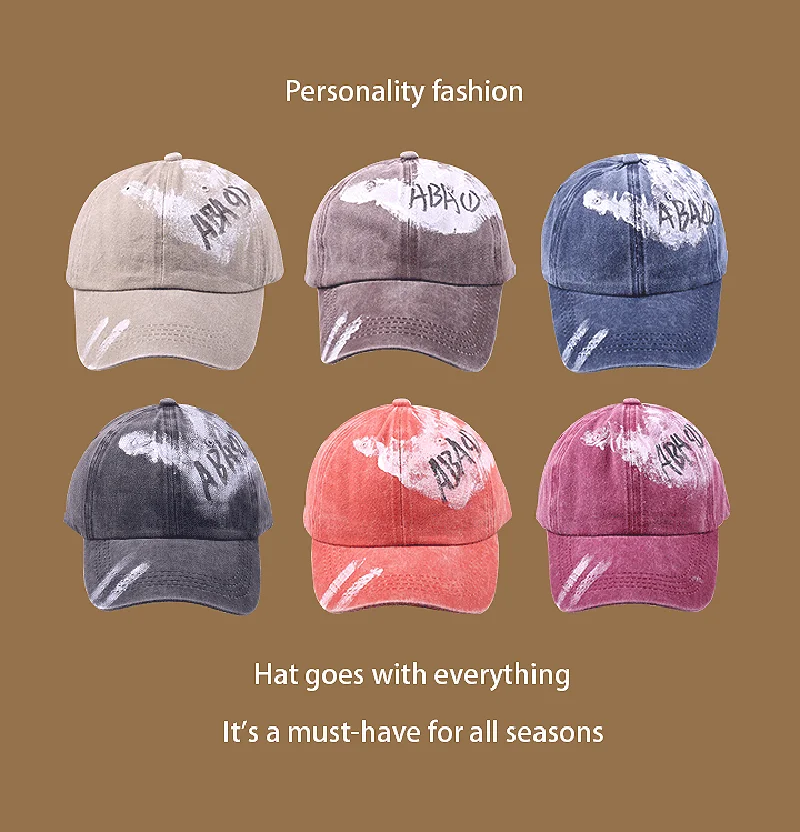 

2023 New Funny Men's Fashion baseball cap Face Showing Duck Tongue Hat Fashion Sunscreen Autumn and Winter Fashion Sports Women