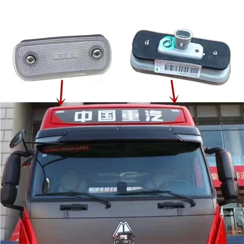 

Передний габаритный фонарь, деталь WG9925725008, правая WG9925725007, левая для SIONTRUK HOWO T7H TH7, верхняя часть стены, задняя крыша