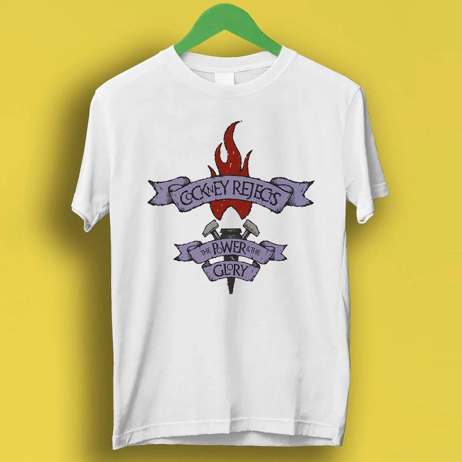 Кокни отвергает силу слава панк мем подарок забавная Футболка Стиль унисекс