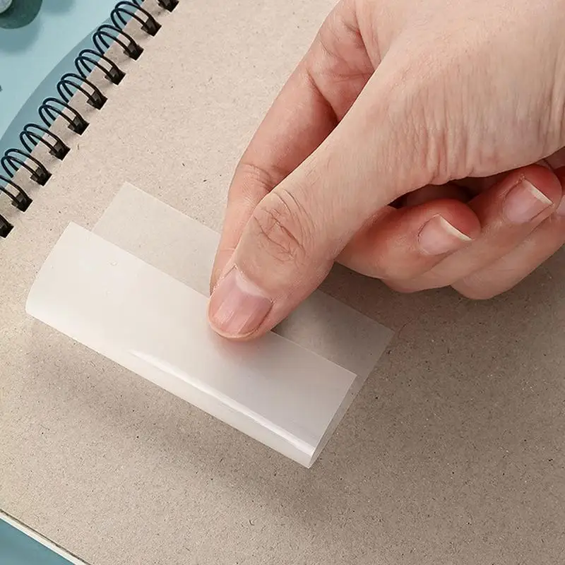 

50 Sheets Transparent Sticky Notes Waterproof PET Memo Clear Sticky Notes Paper Students Notepad Creative Stationery