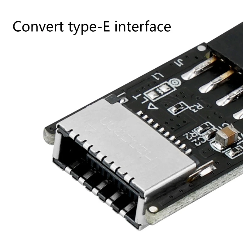 Переходник для материнской платы с 9 контактами на Type E USB2.0 9P TYPE-C Key-A передним