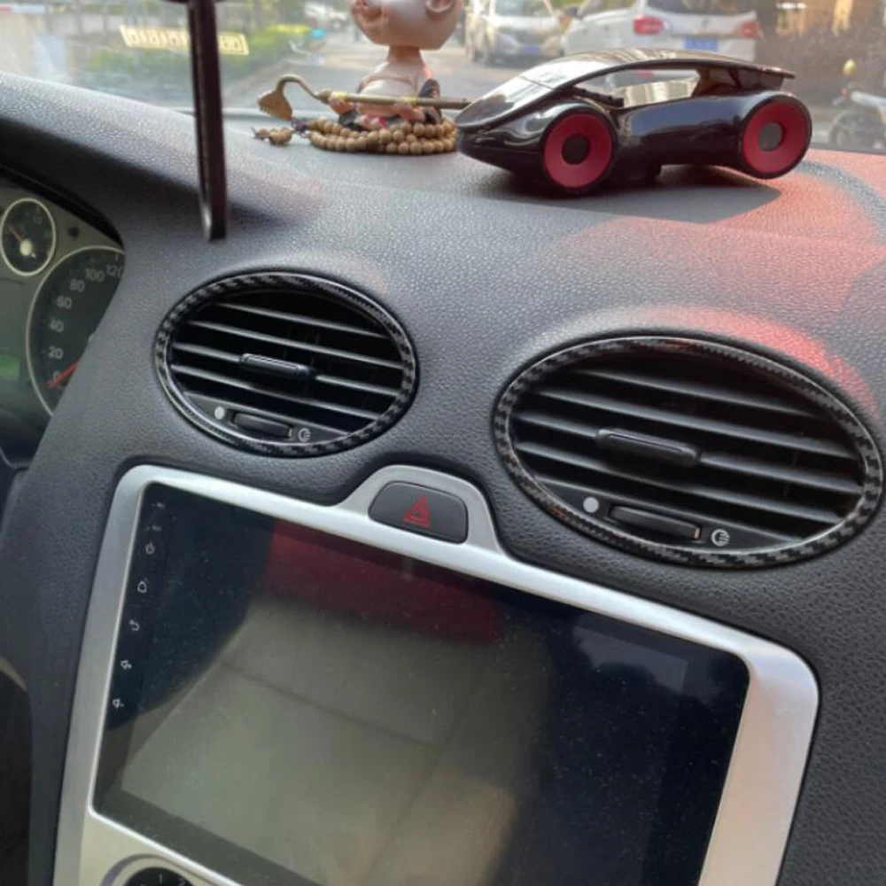 Автомобильный Кондиционер ABS хромированная отделка выходное украшение для Ford Focus