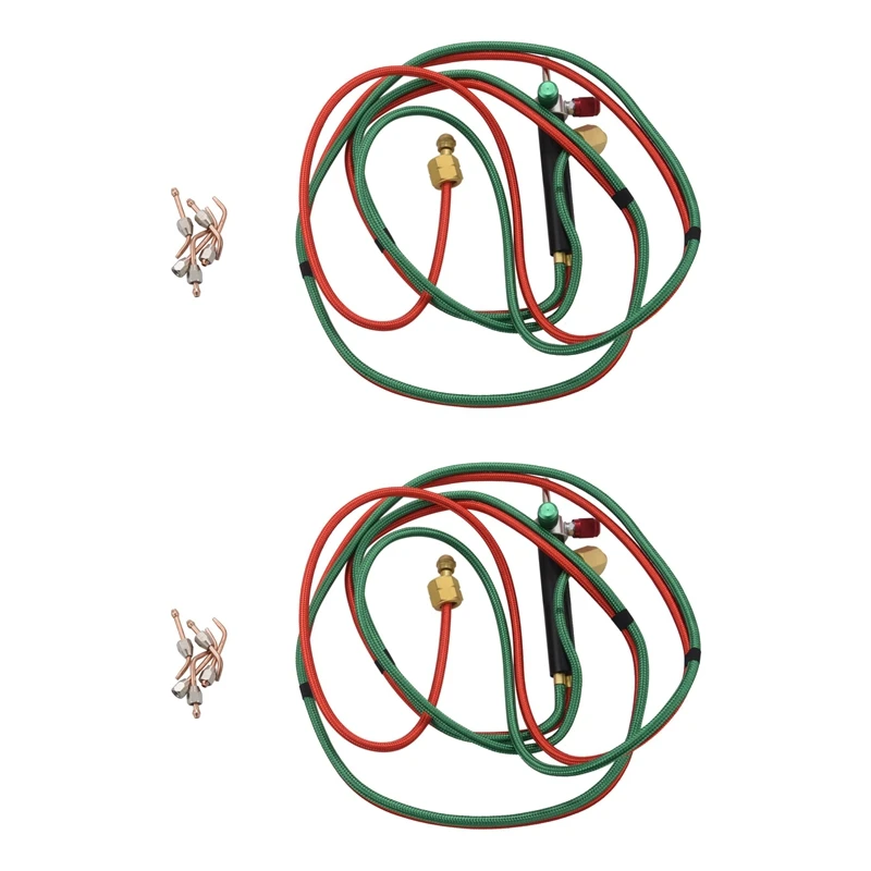 

2 шт., мини-Газовый инструмент для пайки, кислородный ацетиленовый инструмент, Платиновый металл, нержавеющая сталь, набор инструментов для сварки и пайки