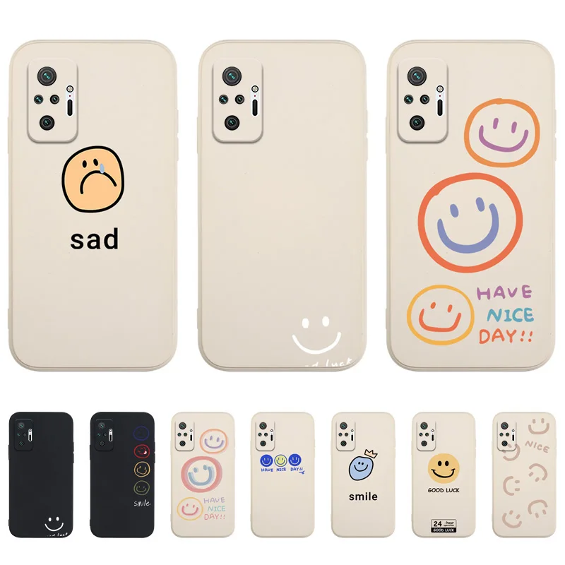 

Funda for Honor 8A Case Smile Cover for Huawei P30 Lite P40 Pro P50 P Smart 2021 50 9X 20 Nova 5T Lens Protection Coque Silicone
