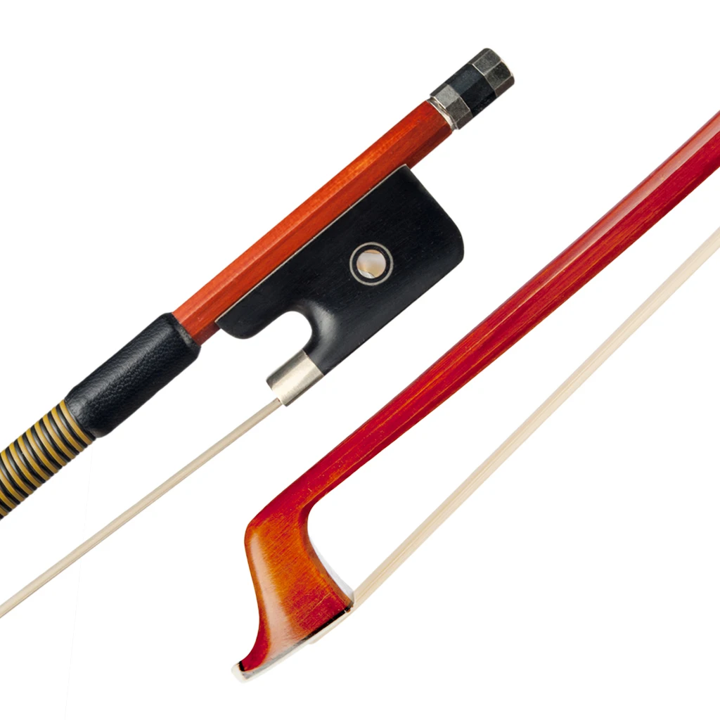 4/4 3/4 1/2 1/4 1/8 Size Acoustic Cello Bow Handmade Brazilwood Octagona Stick Ebony Frog For Student Cello Players Beginners