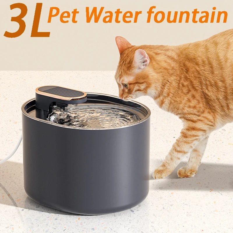

3L Cat Water Fountain Drinker Automatic Water Fountain Mute Auto Water Feeder Bowl Pet Drinking Dispenser Cat Dog Accessories
