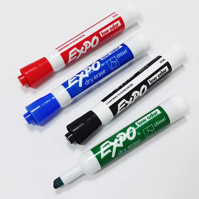 Oil White Board Writing Markers Chisel Tip