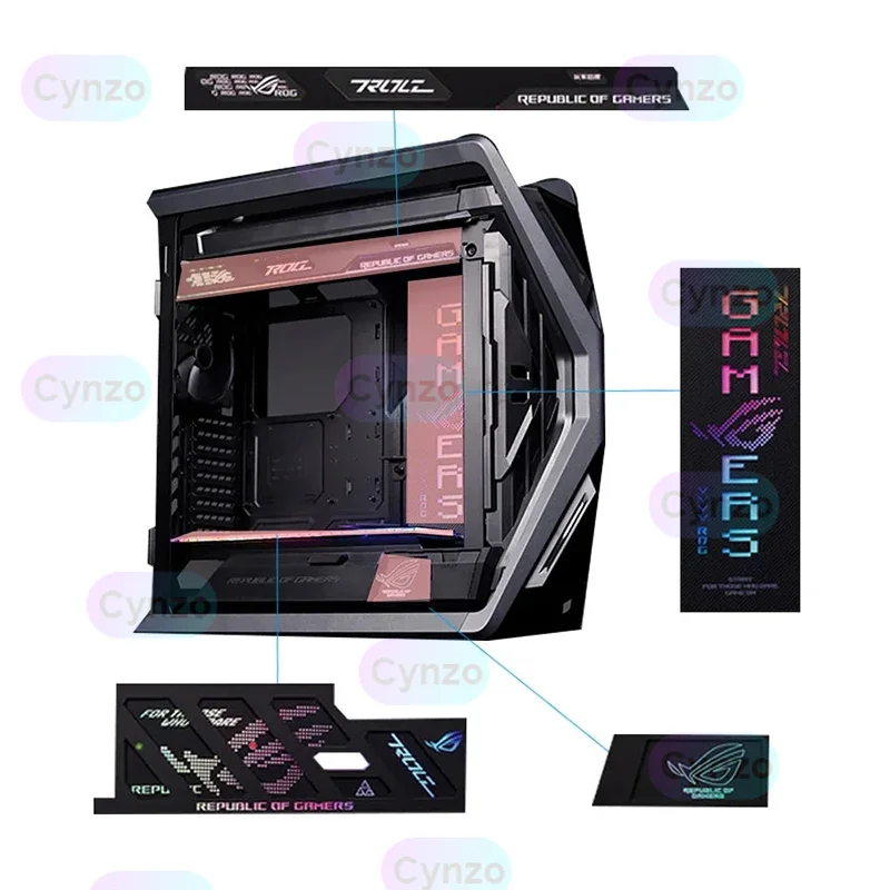 ARGB GR701 Панели освещения шасси HYPERION 5 В AURA SYNC ROG Laser MOD Кожух геймерского шкафа Ремонт