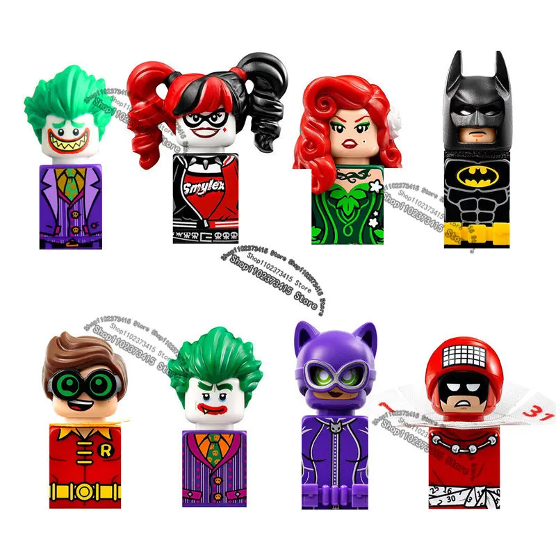 

PG8032 Batman The Joker Harley Quinn Movies Plastic Mini Action Toy Figures Building Blocks Assemble Blocks Kid Birthday Gifts