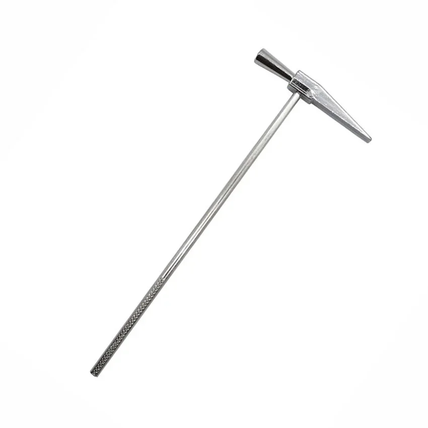 

Геологический молоток с заостренным наконечником и резиновой ручкой, геологовый молоток из сплава 16,3 см/15,8 см, каменный молоток