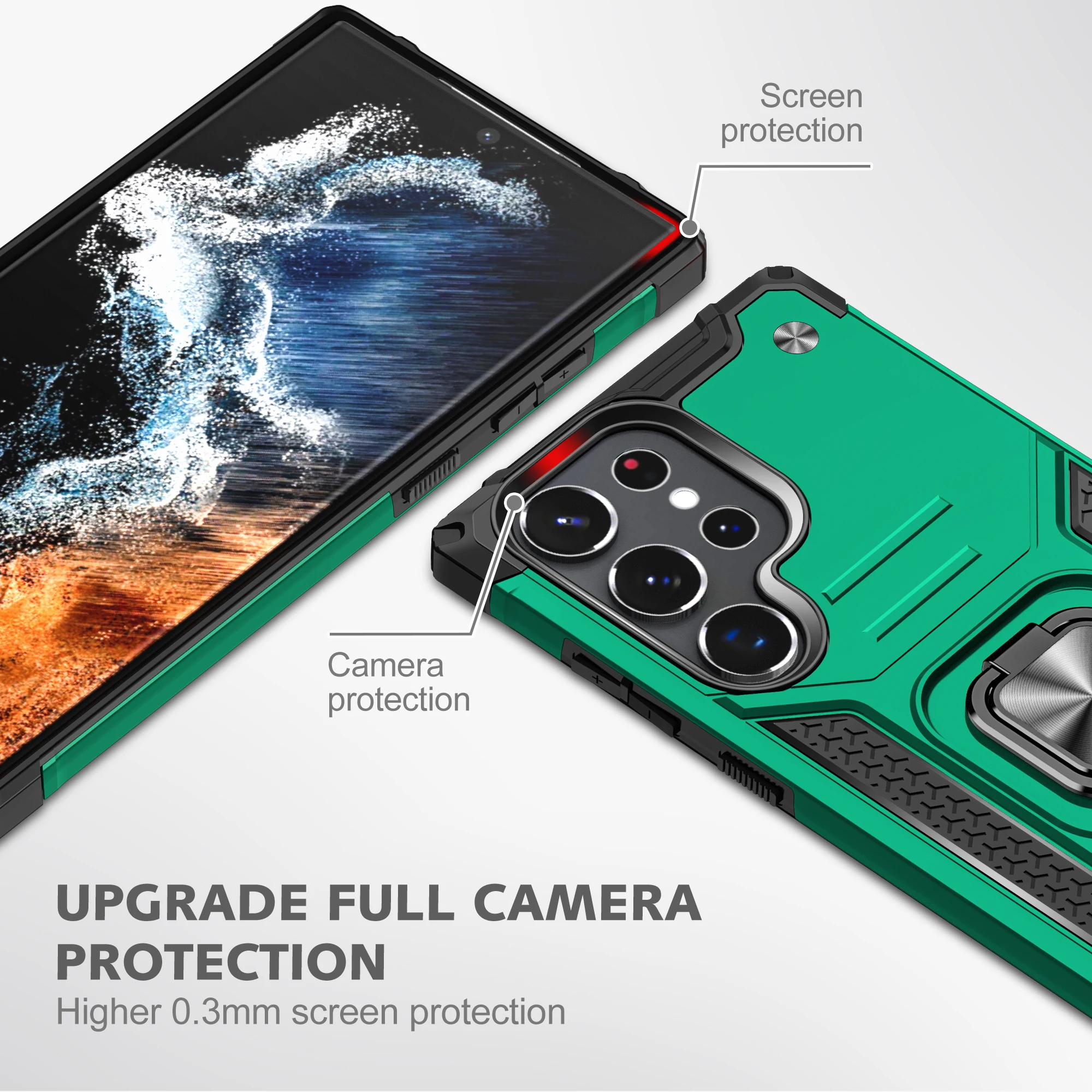 чехол s23 ultra зеленый