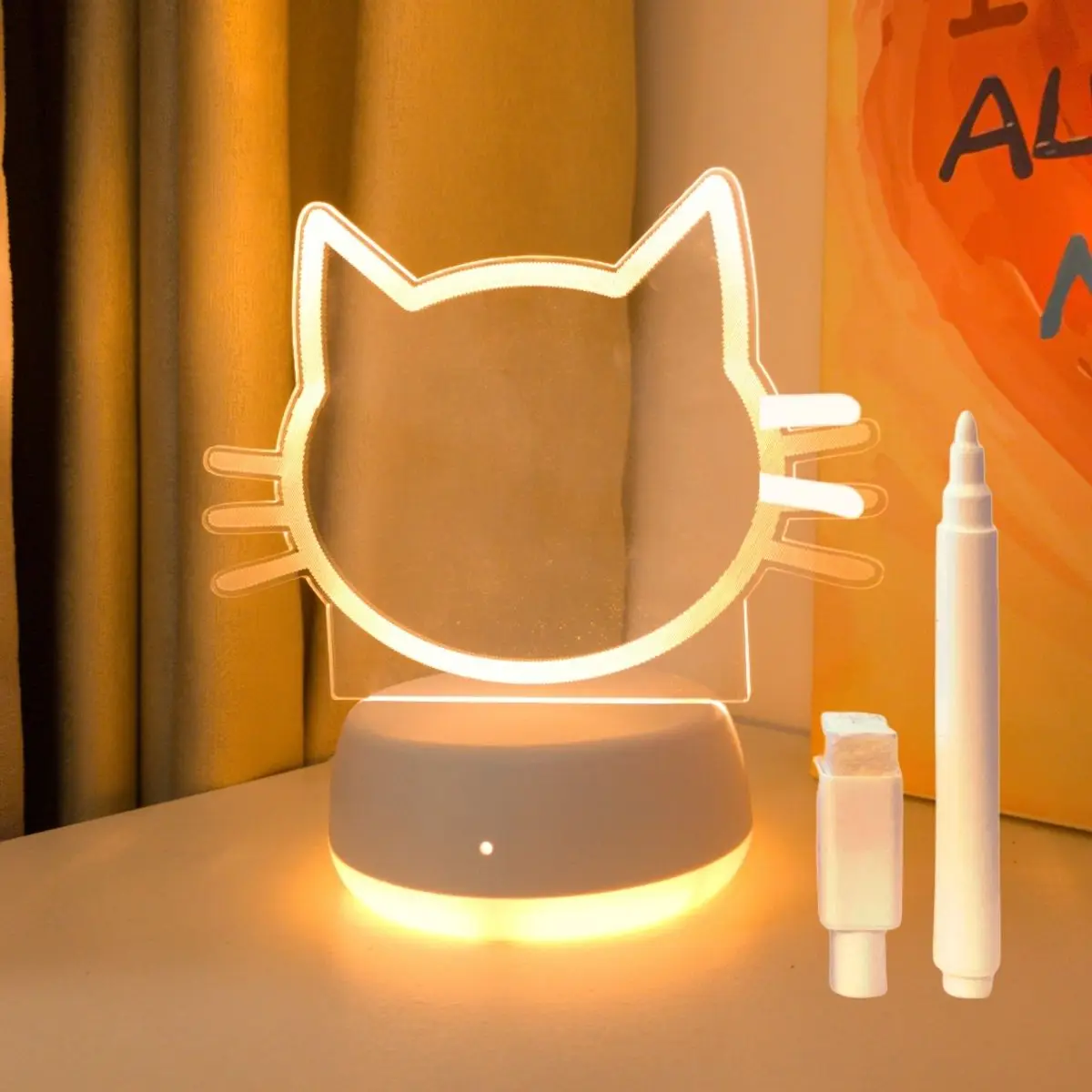 

USB 3D кошачий ночник