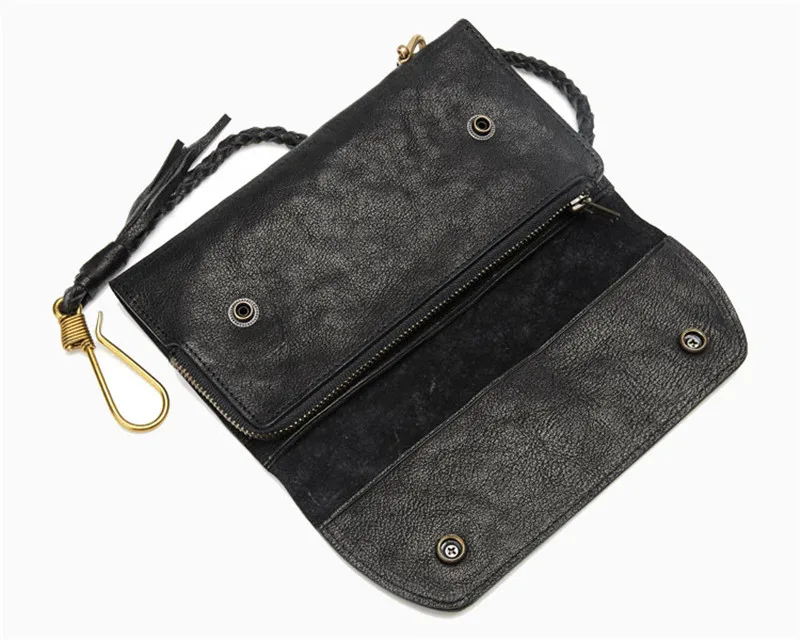 High-quality luxury cowhide men women's wallets casual simple genuine leather multi-function anti-theft phone card holder purse