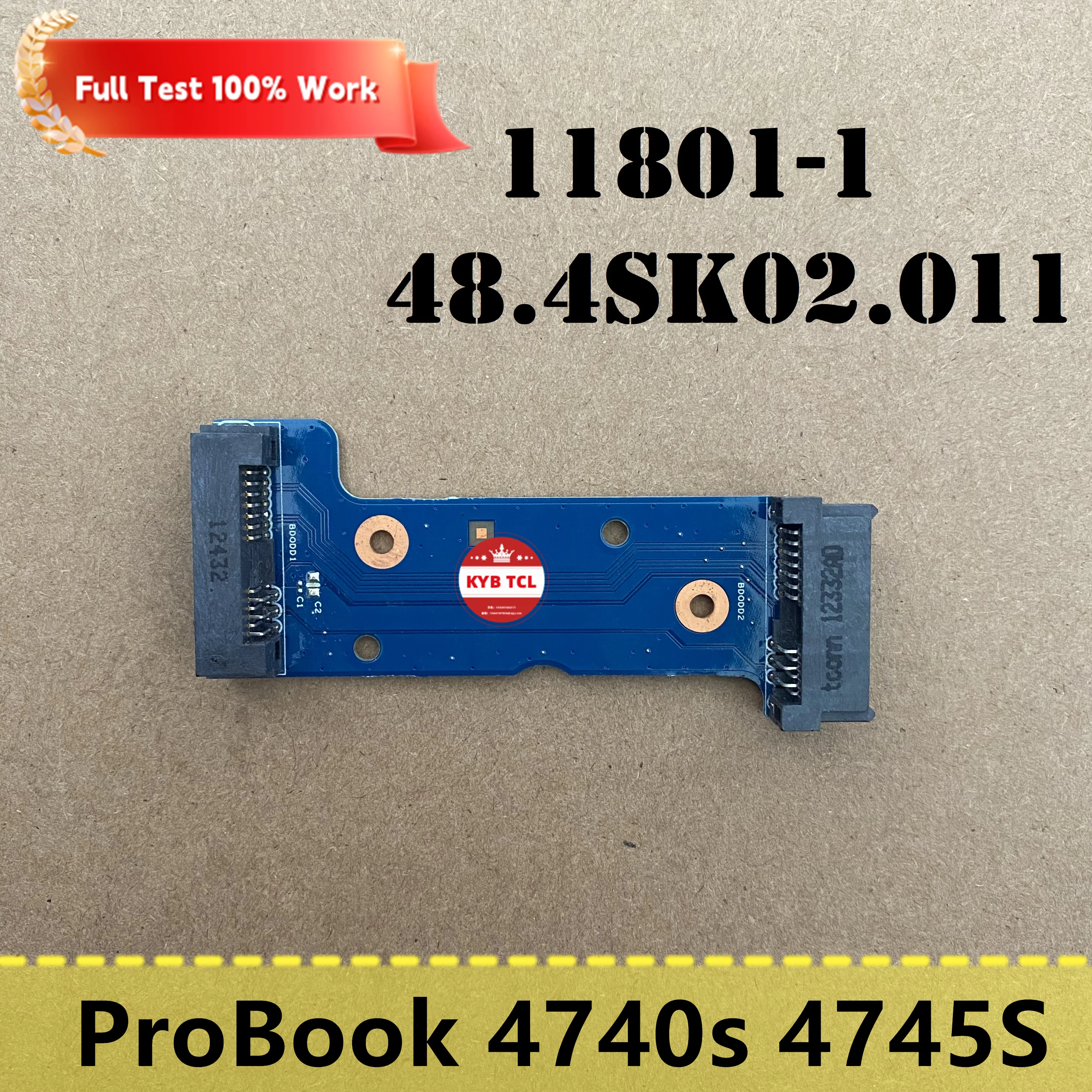 Ноутбук нечетные DVD SATA адаптер платы HP ProBook 4740s 4745S ноутбук 11801-1 48 4sk02.011
