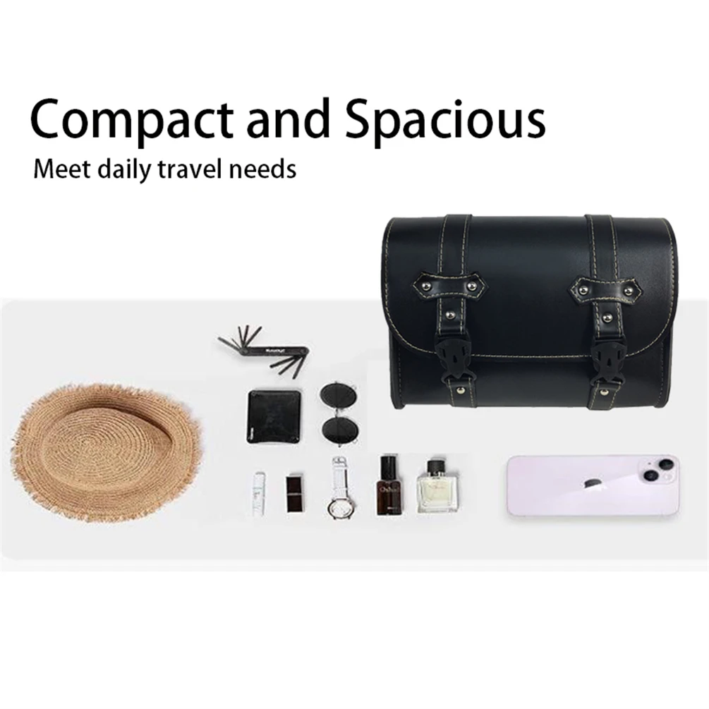 Litepro складная велосипедная кожаная передняя сумка в стиле ретро для Brompton Dahon Bike