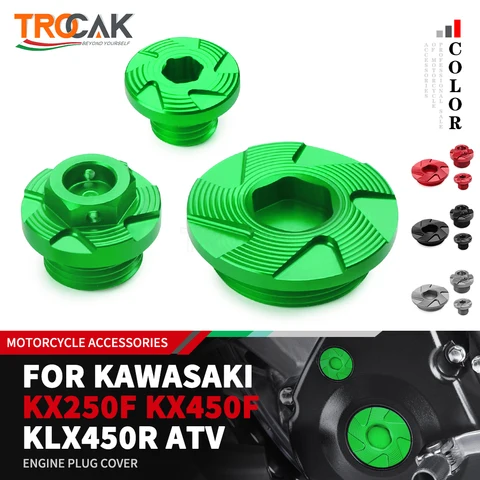 Комплект крышек двигателя мотоцикла для Kawasaki KX250F KXF250 KX450F KXF450 KLX450R KXF 250 450 KX250 KX450 KX 250 450 250F 450F