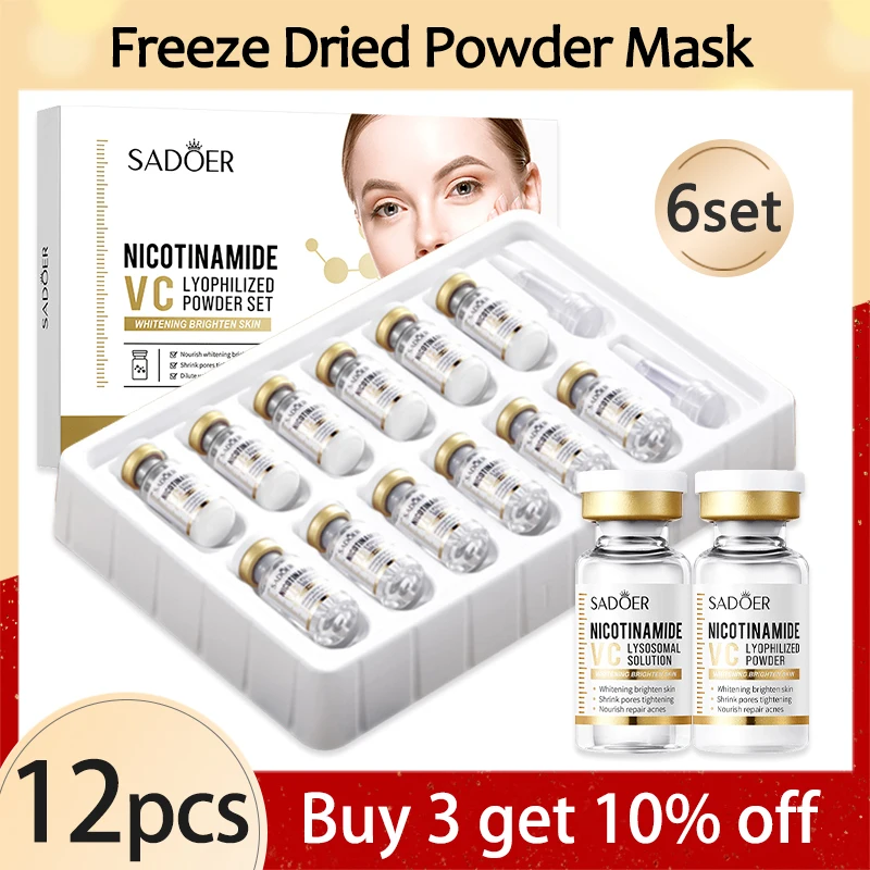 Сухая и замороженная маска для лица против морщин Niacinamide