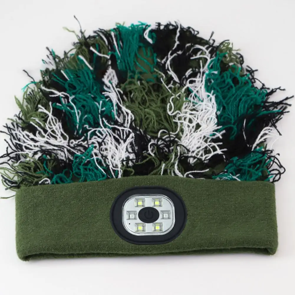 

Unisex Beanie Hat Warning Light Versatile Unisex Led Beanie Hat Dimmable Rechargeable Winter Warmth Combined