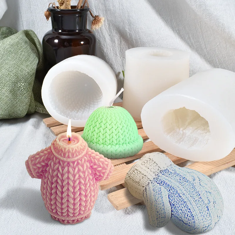 

Gloves Candles Silicone Mold 3D Hand-made Soap Mold Candle Molds For Candle Making