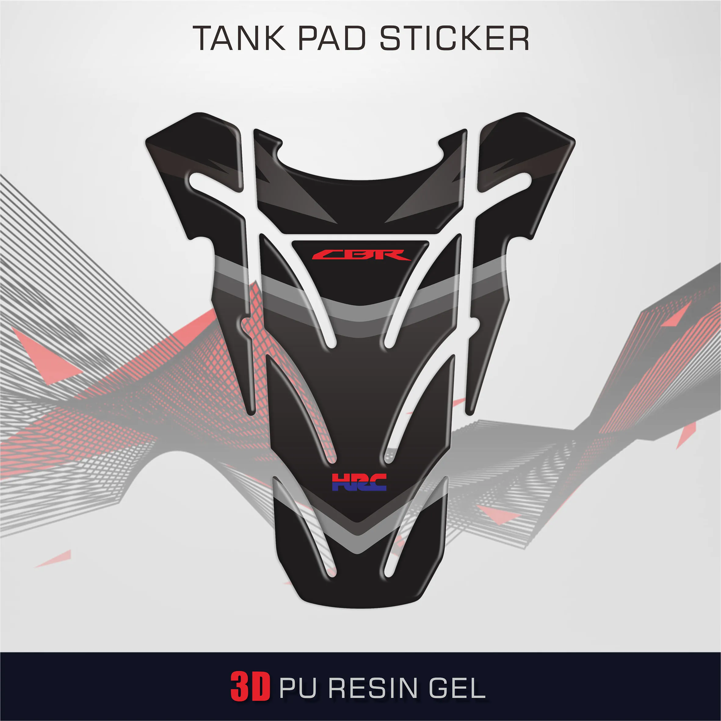 

Universal Motorcycle WING LOGO Fuel Gas Tank Pad For CBR VFR CBF HORNET FIREBLADE HRC Tank Cover Protector Decal Sticker