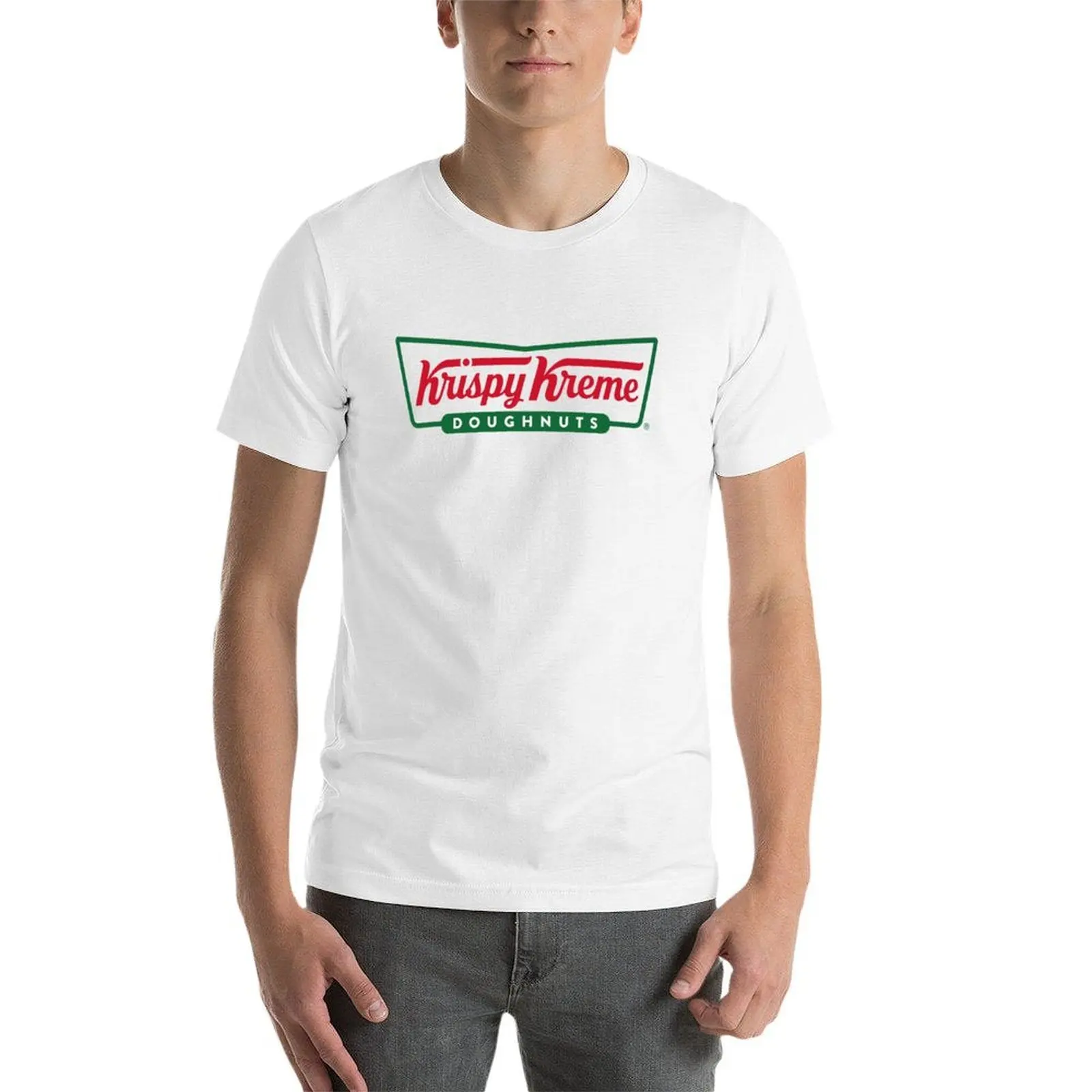 Фото Футболка Krispy Kreme Resto and Bakery, повседневная модная футболка с короткими рукавами №3
