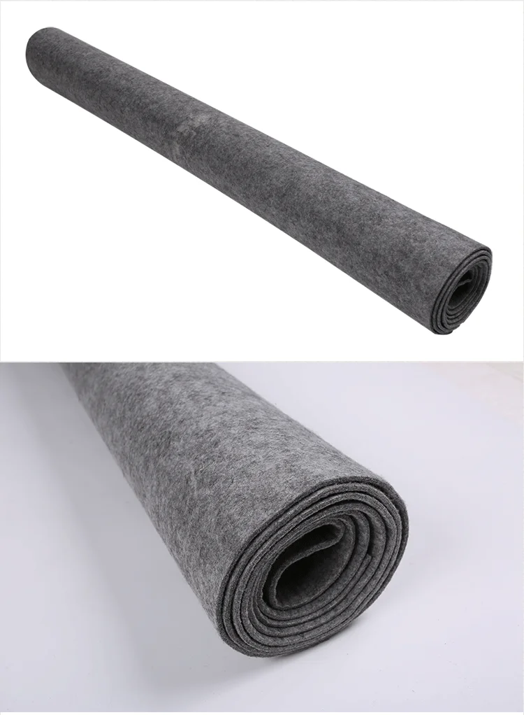 1-3mm Thick Black White Gray Felt Fabric Non-woven Felt Fabric Sheet Patchwork DIY Sewing Crafts Accessories Material images - 6