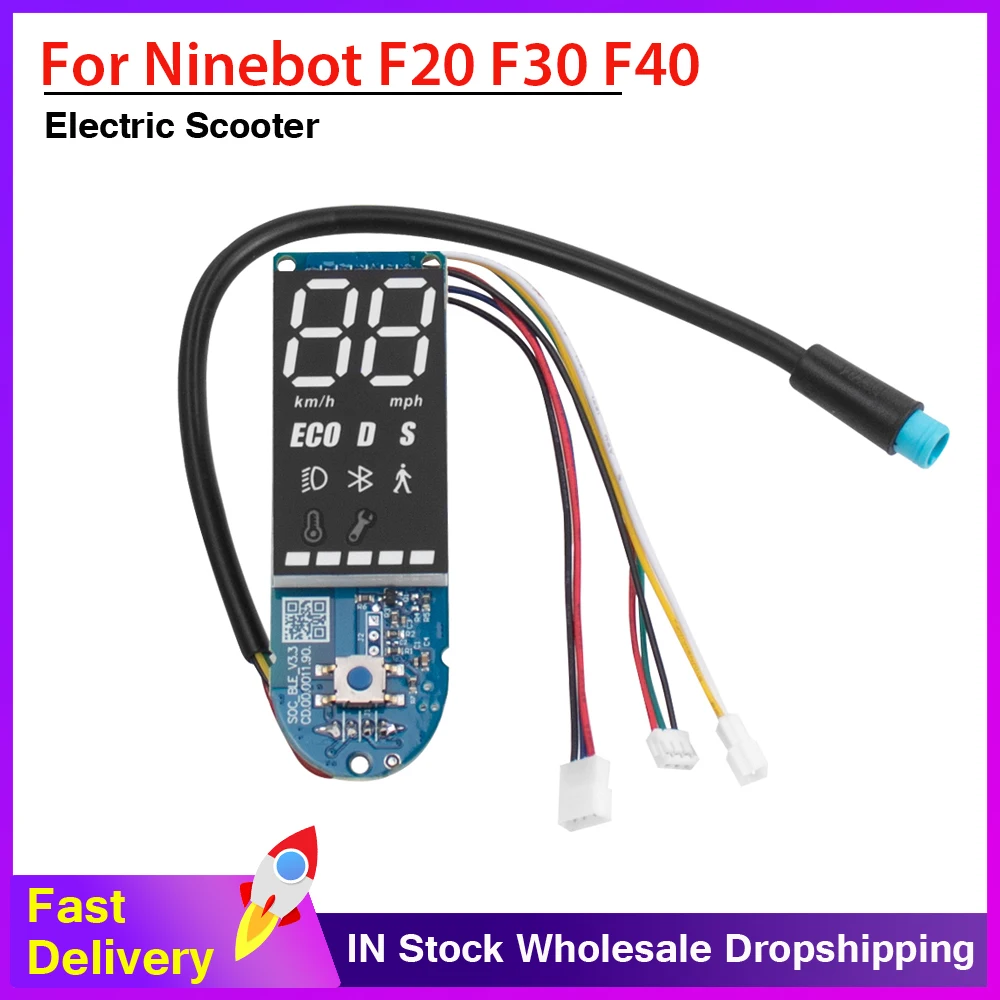 

Bluetooth Dashboard Circuit Board for Ninebot F40 F30 F20 F25 Electric Scooter KickScooter Dash Board Display Parts