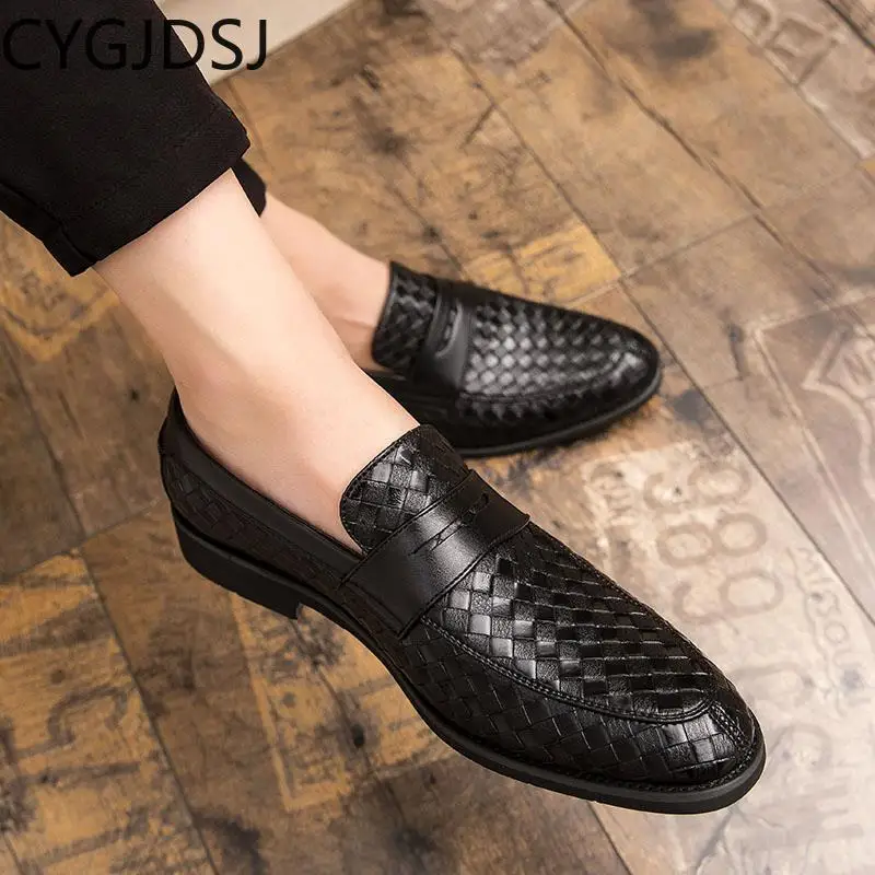 

Casuales Loafers Men Italiano Oxford Shoes for Men Office 2023 Formal Shoes Wedding Dress Slip on Shoes Men Zapato Hombre Vestir