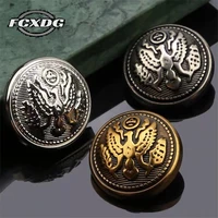 2021 new vintage sewing buttons goldsilver fashion metal buttons for clothing diy sewing accessories mens jacket coat buttons