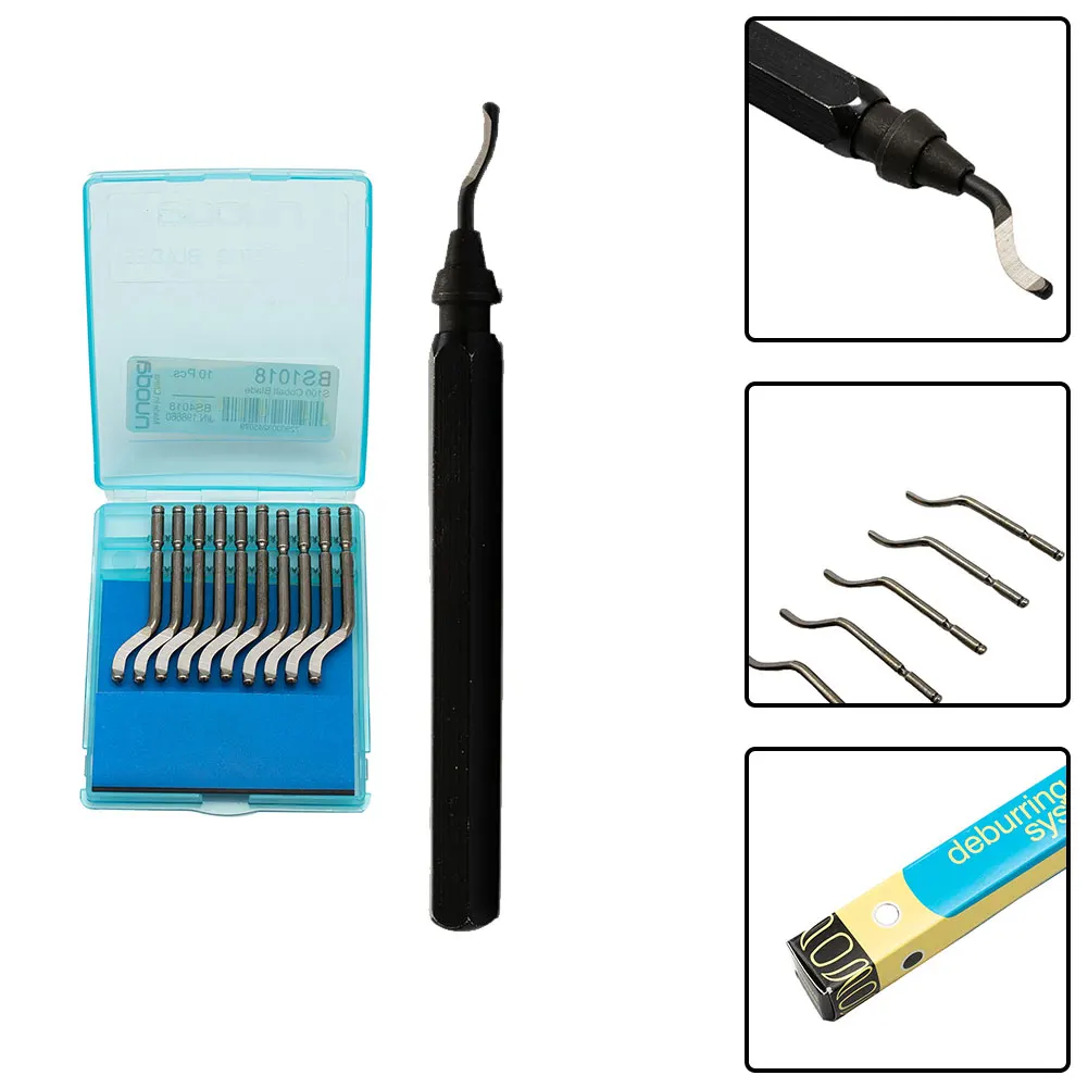 

Trimmer Metal Aluminum Handle Trimming Device Quick Clamping Deburring Handle RB1000 Burr Removing Knife Remover Tools