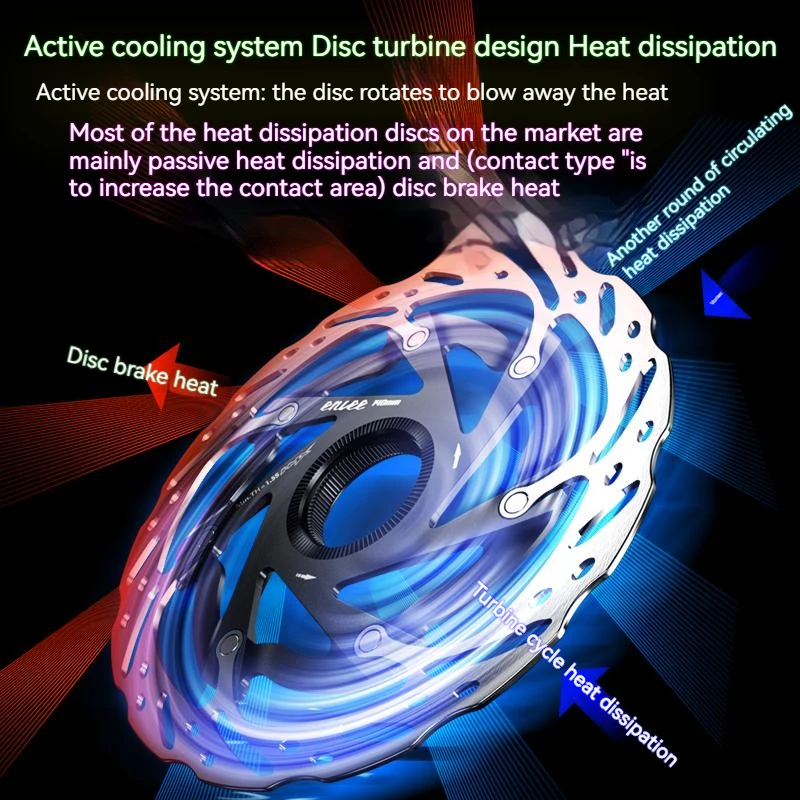 ENLEE велосипедные диски с радиатором среднего замка дорожные тормозные колодки MTB