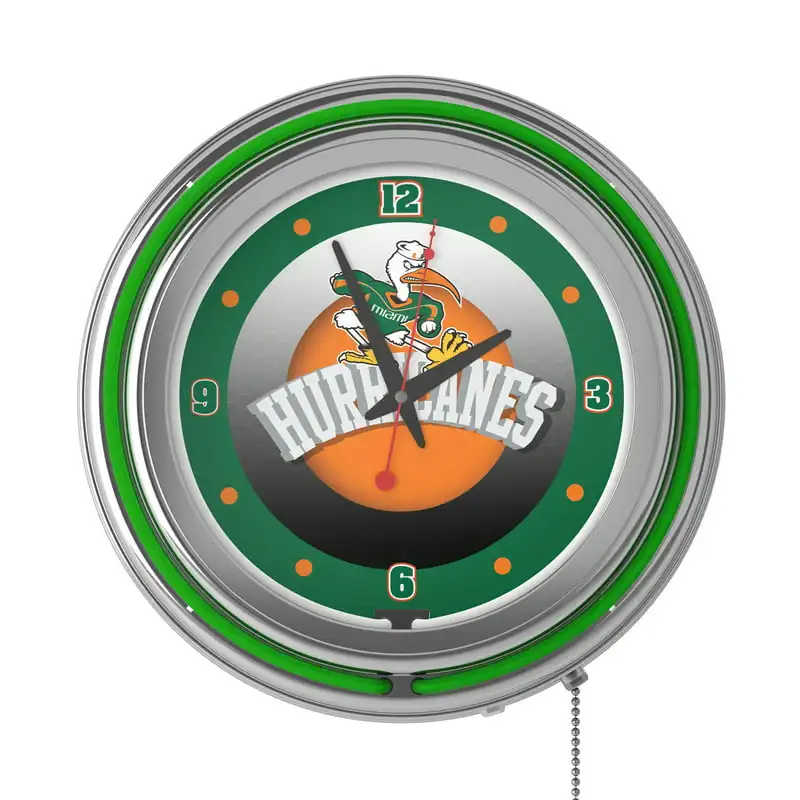 

of Chrome Double Rung Neon Clock - Honeycomb
